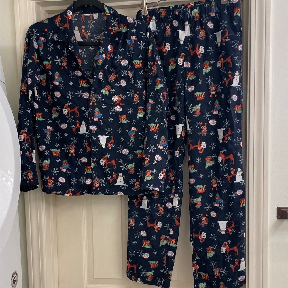 Old Navy winter holiday Christmas dog pajamas